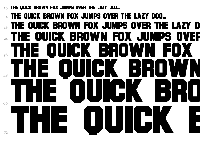 Font font waterfall