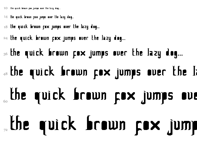 Fooled by Gayus font waterfall
