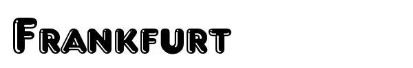 Frankfurt font