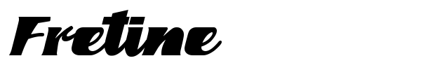 Fretine font