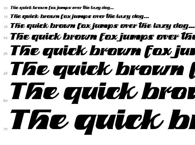 Fretine font waterfall