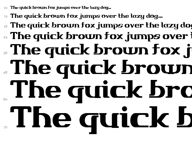 Friendo font waterfall