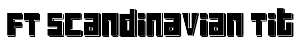 FT Scandinavian Titan font preview