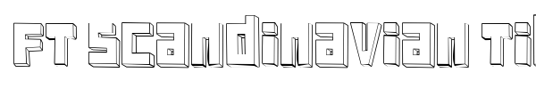 FT Scandinavian Titan font preview