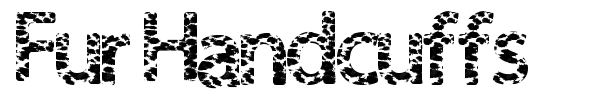 Fur Handcuffs font