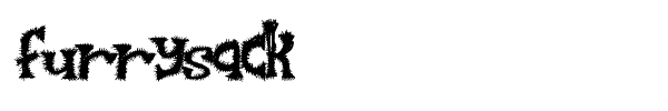 FurrySack font