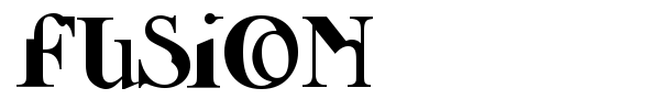 Fusion font