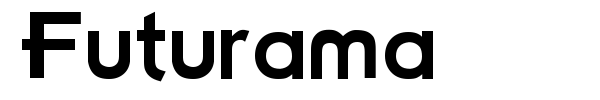 Futurama font preview