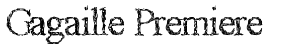 Gagaille Premiere font