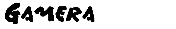 Gamera font