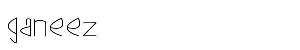 Ganeez font