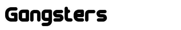 Gangsters font