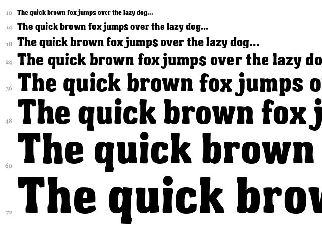 Garishing Worse font waterfall