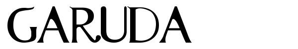 Garuda font