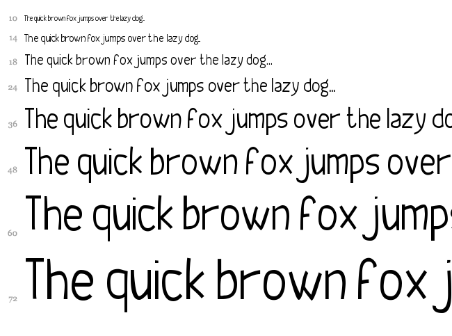 Geeker font waterfall