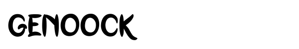 Genoock font