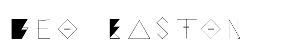 Geo Easton font