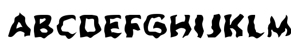 Ghoul font preview