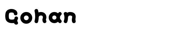 Gohan font
