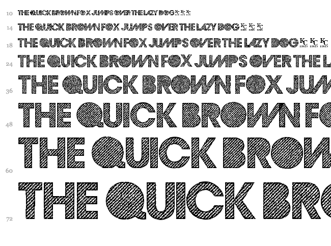Good Morning Afternoon font waterfall