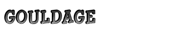 Gouldage font