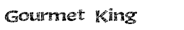 Gourmet King font