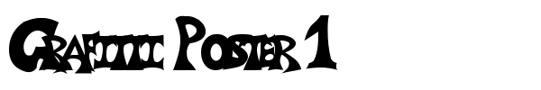 Grafitti Poster 1 font
