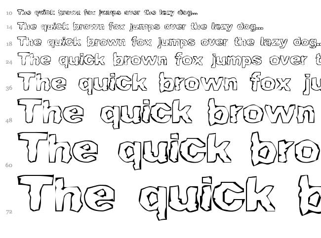 Grampslung font waterfall