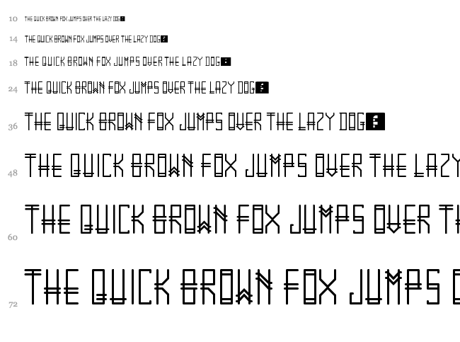 Gramtica font waterfall
