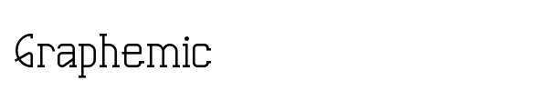Graphemic font
