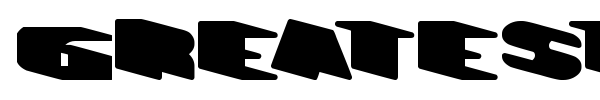 Greatest View font