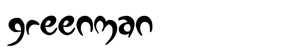 Greenman font