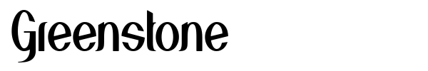 Greenstone font
