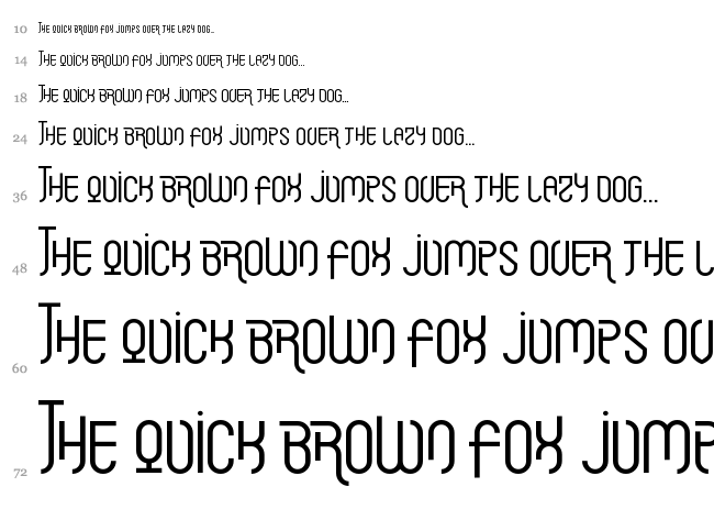 Griefmachine font waterfall