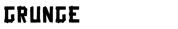 Grunge font