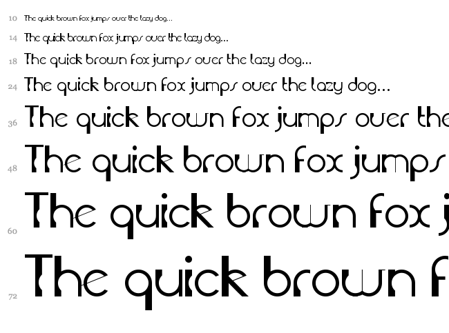 Grutch Construkt font waterfall