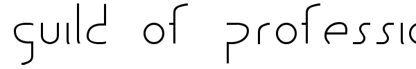 Guild of Professional Actors font