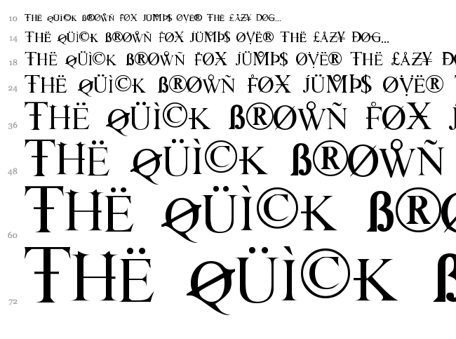 Hackers font waterfall