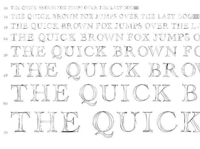 Haityfont font waterfall