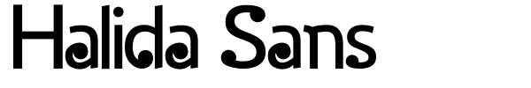 Halida Sans font