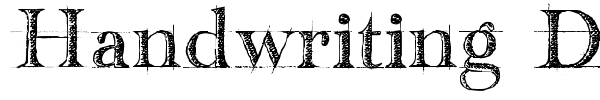 Handwriting Draft font
