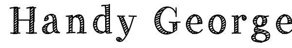 Handy George font