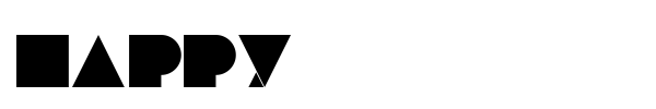 Happy font