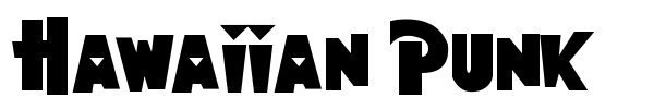 Hawaiian Punk font