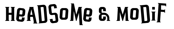 Headsome & Modif font