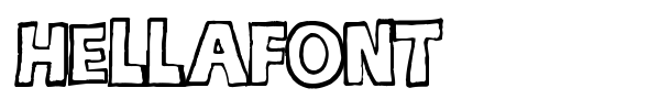 hellafont font