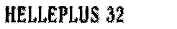Helleplus 32 font