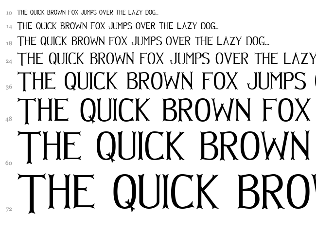 Hellmuth font waterfall