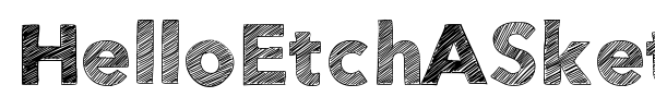 HelloEtchASketch font preview
