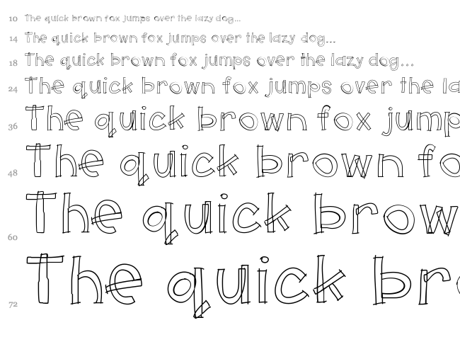 Hello Makerspace font waterfall